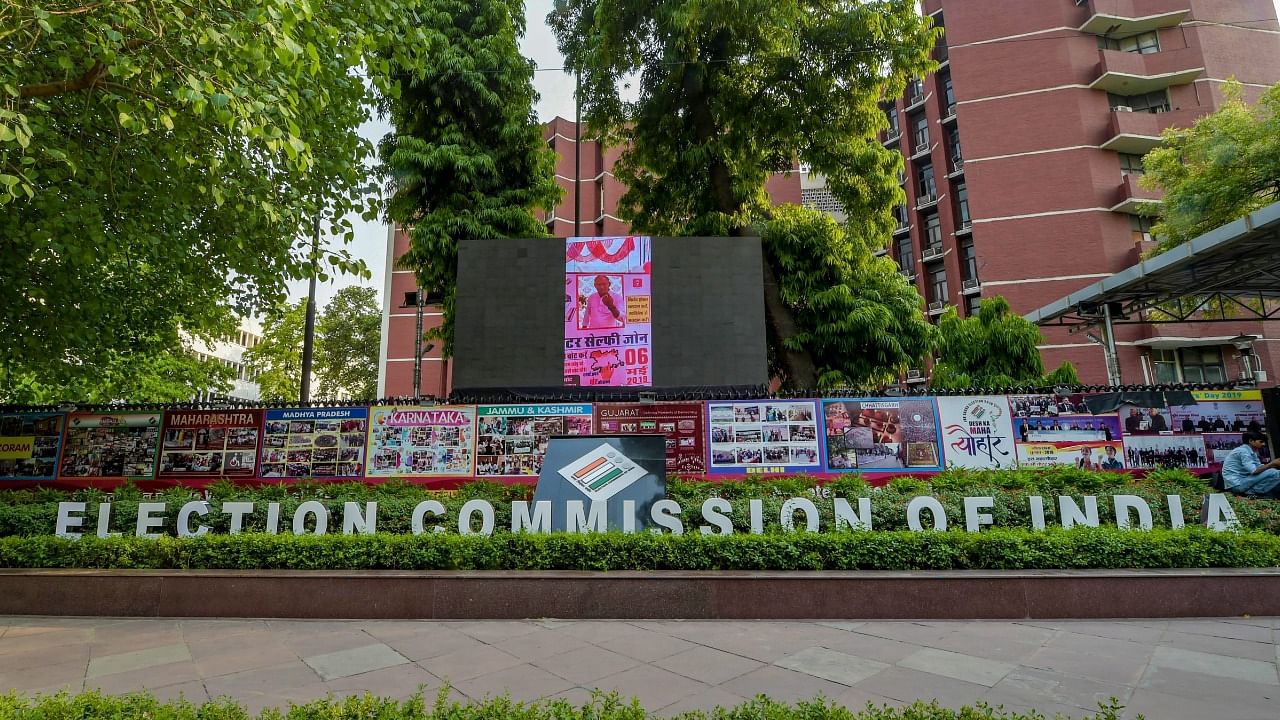 A view of Election Commission of India office, in New Delhi. Credit: PTI File Photo