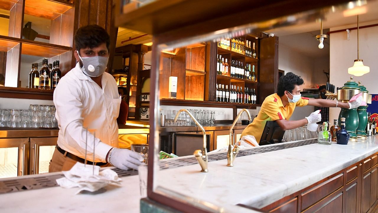 According to rating agency ICRA, demand in the hotel industry will be curtailed in the fourth quarter of this fiscal, at least in January 2022. Credit: DH File Photo/Pushkar V