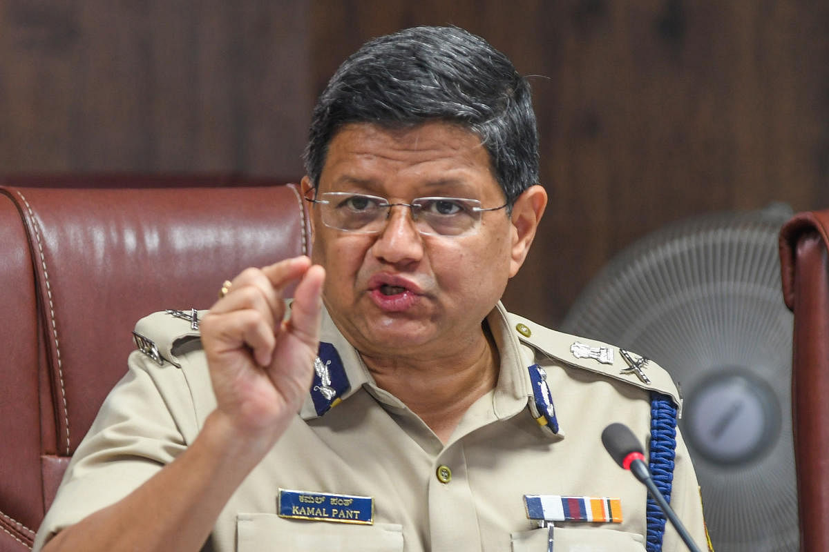 Police Commissioner Kamal Pant. Credit: DH Photo