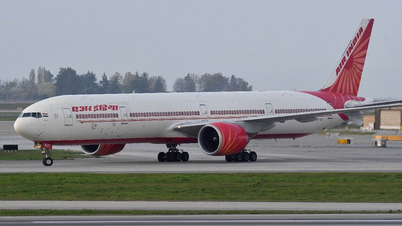 A file photo of an Air India flight. Credit: Reuters Photo