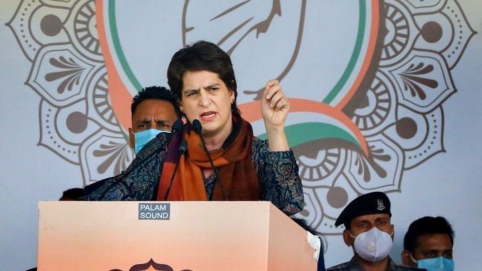 The UP Congress leaders exude confidence that Priyanka's efforts to woo the women voters will enable the party to reap electoral dividends. Credit: PTI Photo