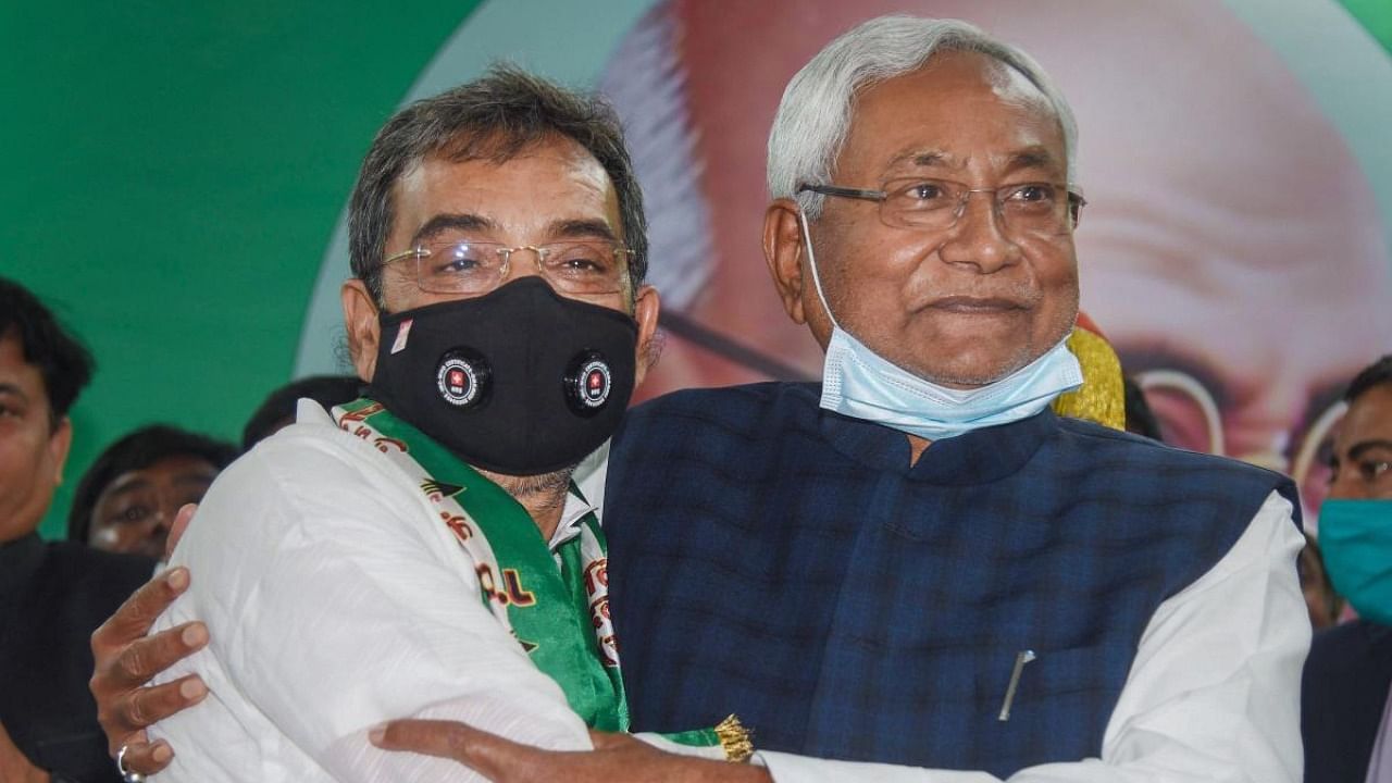 Bihar Chief Minister Nitish Kumar and Upendra Kushwaha. Credit: PTI File Photo