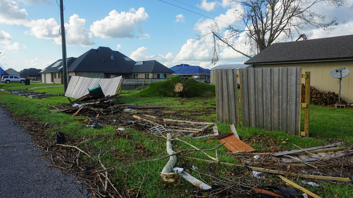 Damage to homes is seen following Hurricane Ida in Houma, Louisiana, U.S. September 20, 2021. Credit: Reuters File Photo