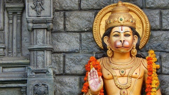 An idol of Lord Hanuman. Credit: iStock Images