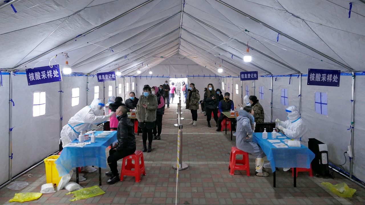 According to Dr Dwivedee, the number of Covid patients admitted to hospitals is growing by the day, and the rapid Omicron rise could soon overwhelm hospitals. Credit: Reuters Photo