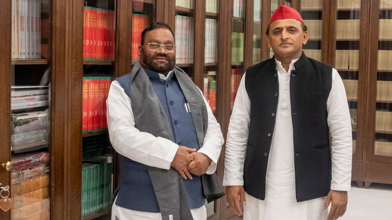 In his resignation letter, he said that he was upset at the sidelining of Dalits and weaker sections of society. Credit: Twitter/@yadavakhilesh