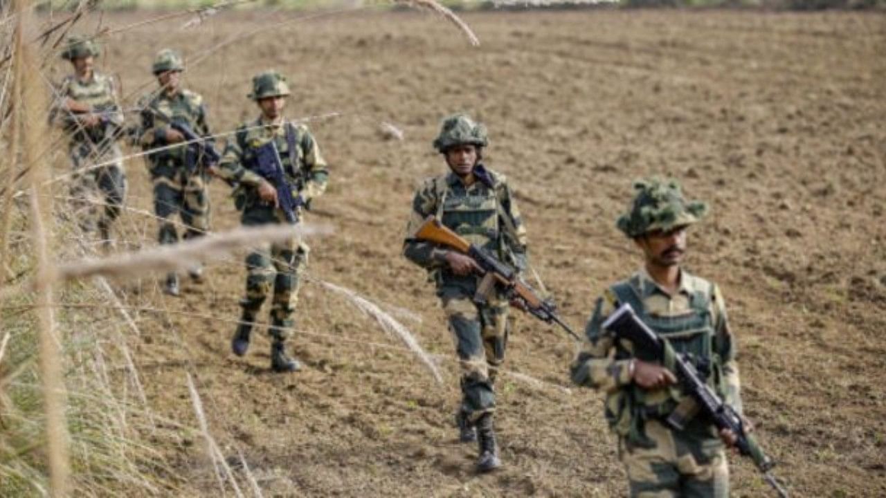 The statement said BSF seized cattle worth over Rs. five crores, dry pea worth over Rs. 6 crores, phensedyl cough syrup of over Rs. 1.87 crores and yaba tablets. Credit: PTI Photo