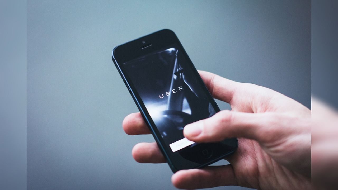 Uber app on Apple iPhone. Picture credit: Pixabay