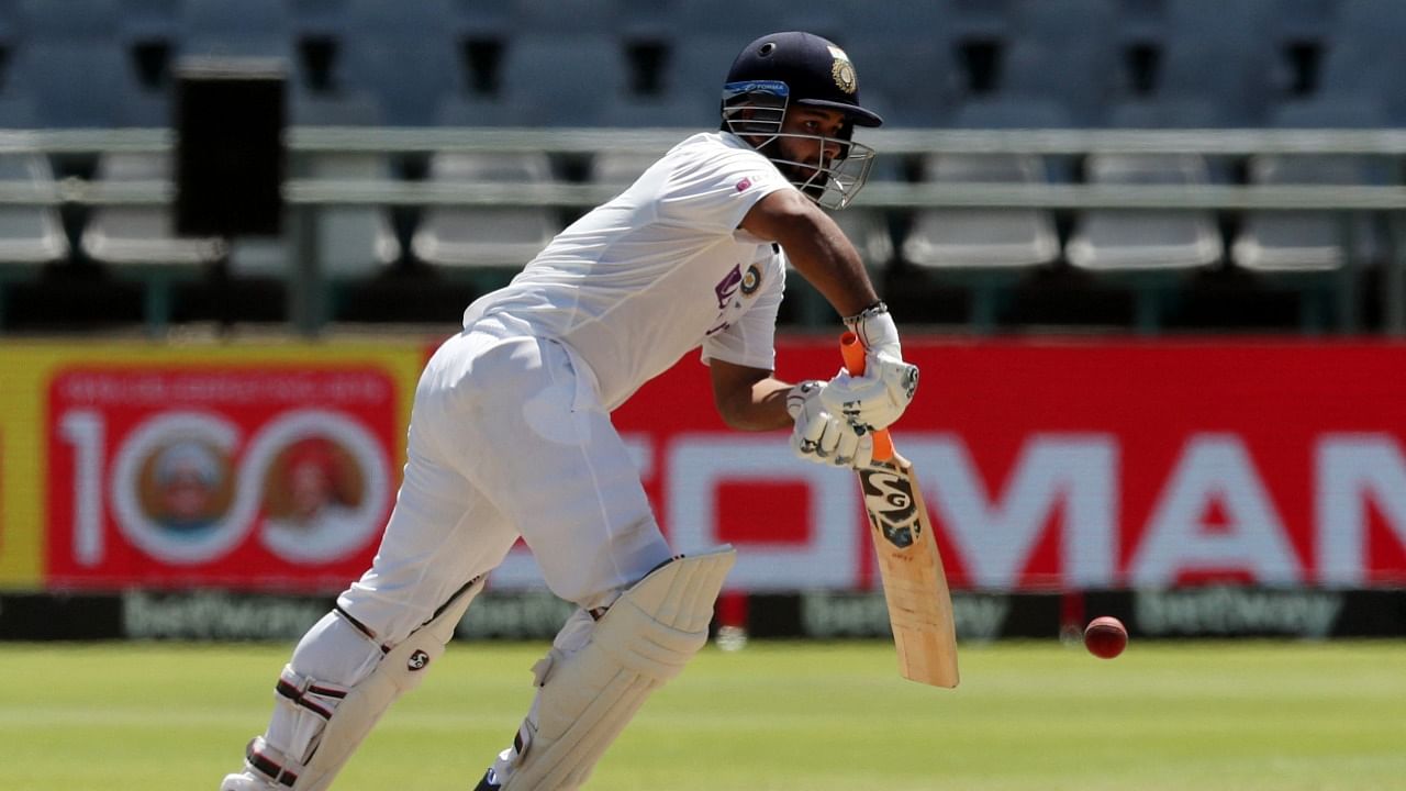 Rishabh Pant's 100 not out was India's lone solace in the second innings of the 3rd Test against South Africa in Cape Town. Credit: Reuters Photo