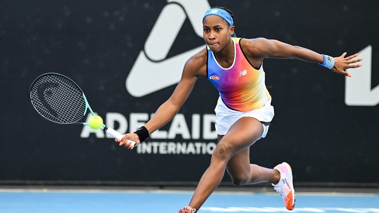 Coco Gauff will face China's Wang Qiang in the opening round of the Australian Open. Credit: AFP File Photo