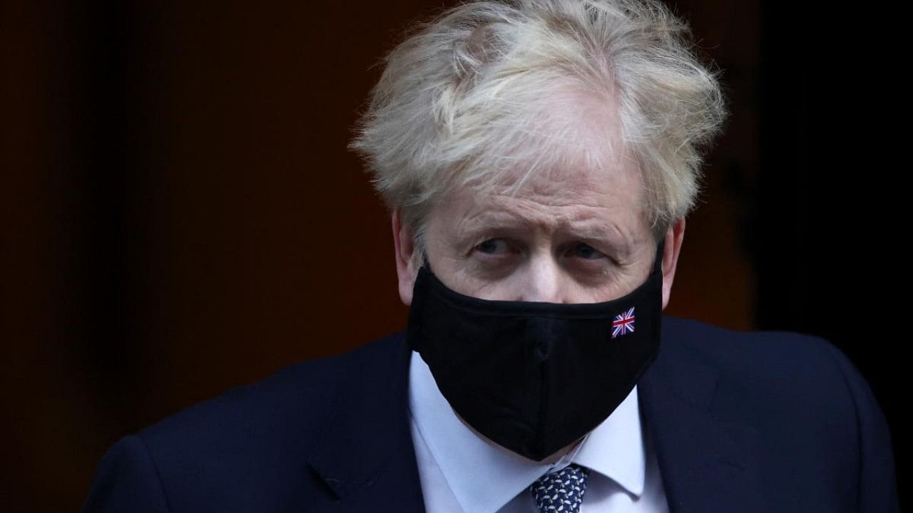 British Prime Minister Johnson. Credit: Reuters Photo