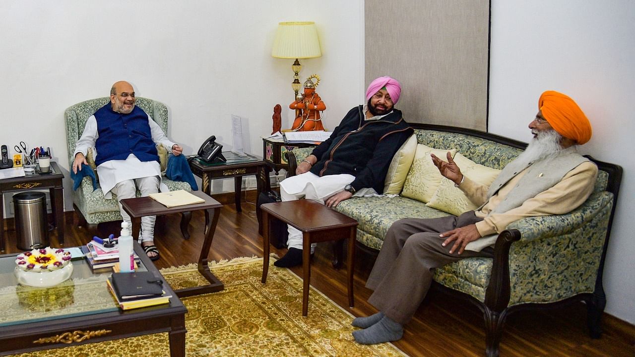 The SAD (Sanyukt) had recently entered into an alliance with the BJP and the former chief minister Amarinder Singh-led Punjab Lok Congress for the elections. Credit: PTI Photo