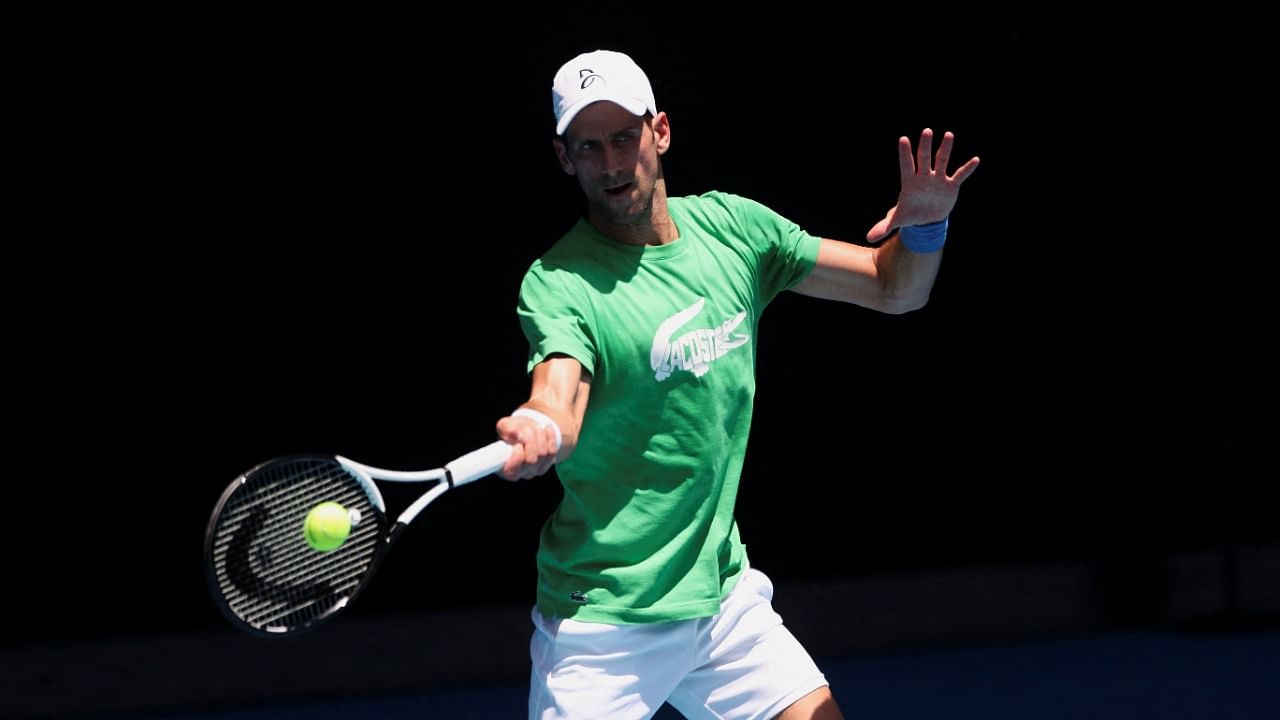 Tennis player Novak Djokovic. Credit: Reuters File Photo