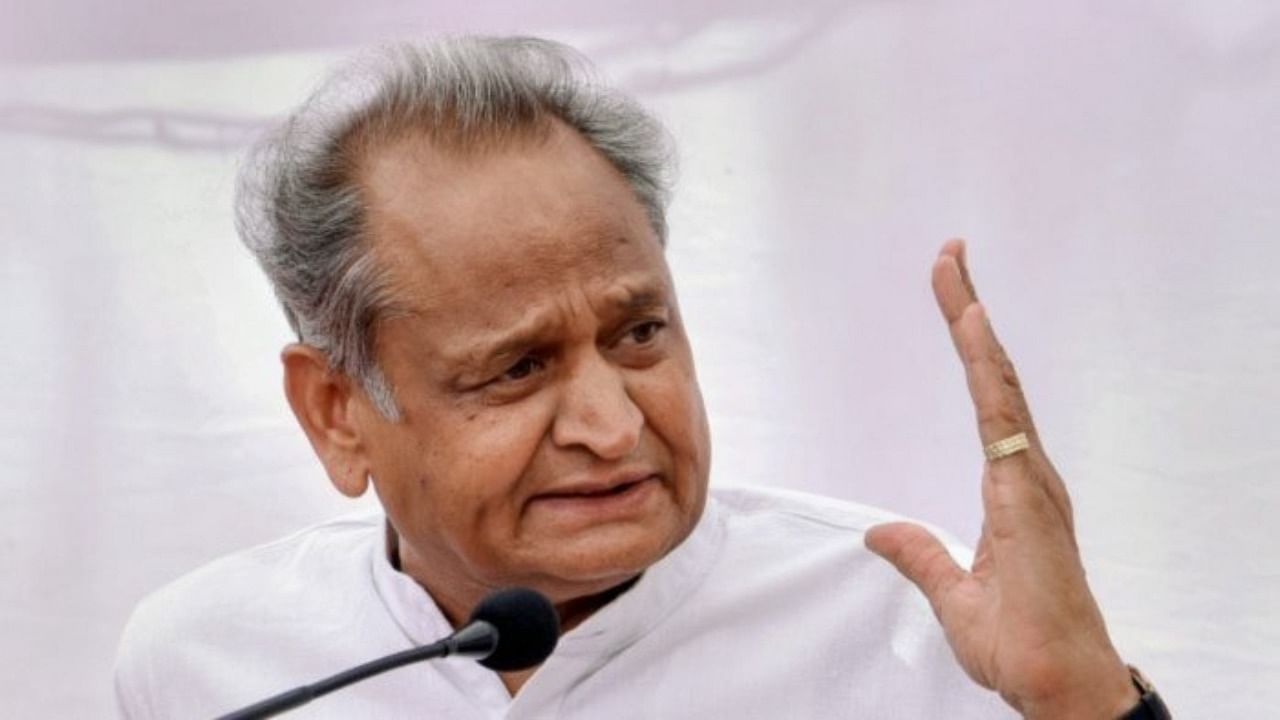 Rajasthan Chief Minister Ashok Gehlot. Credit: PTI Photo  