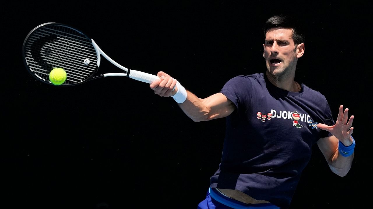 Police closed down a lane behind the building where Djokovic's lawyers are based and two vehicles exited the building mid-afternoon local time on Saturday. Credit: AP Photo