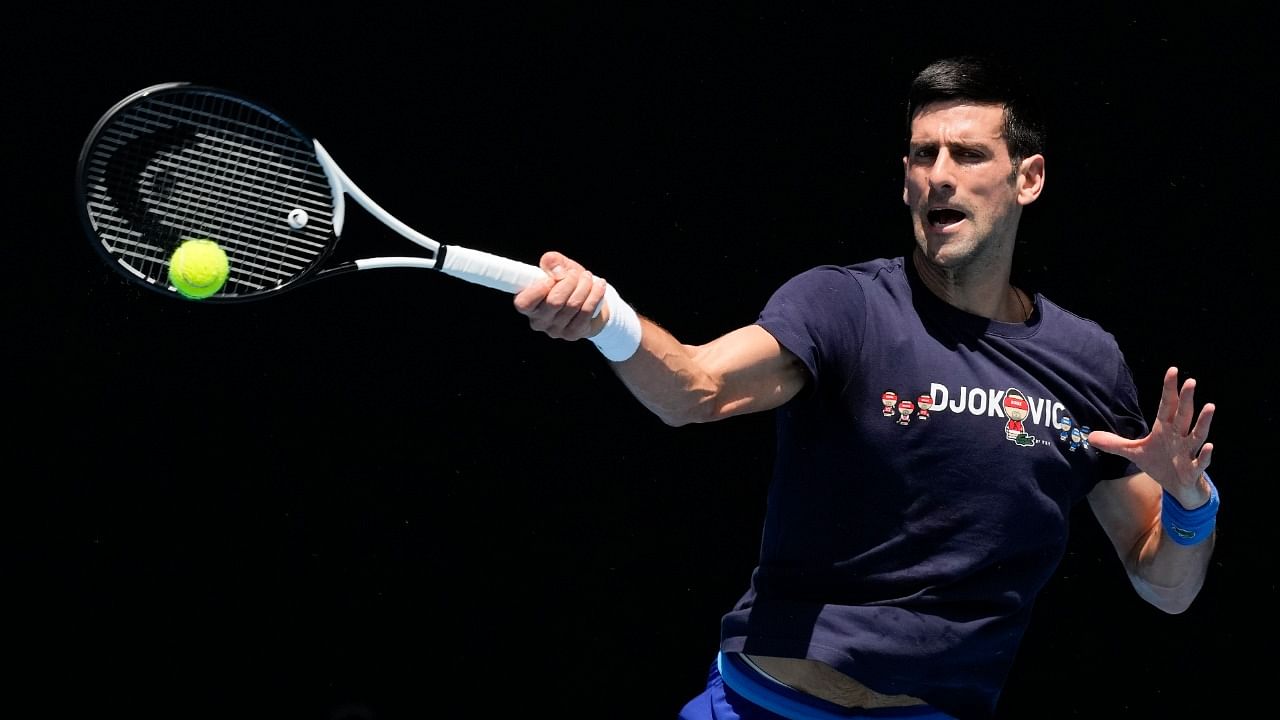 World no 1 men's tennis player Novak Djokovic. Credit: AP/PTI File Photo