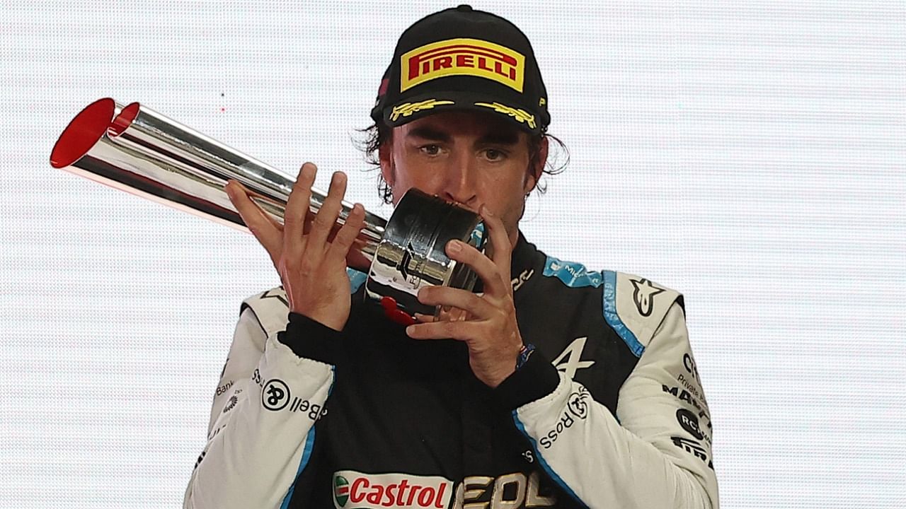 Alpine's Spanish driver Fernando Alonso. Credit: AFP File Photo