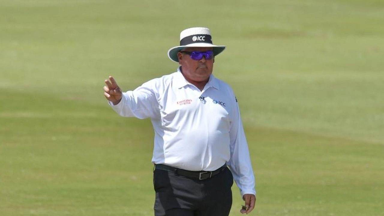 South African umpire Marais Erasmus. Credit: AFP Photo