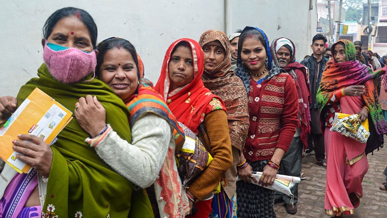 The 2012 UP polls was a watershed when the polling percentage of female electors surpassed male voters for the first time. Credit: PTI Photo