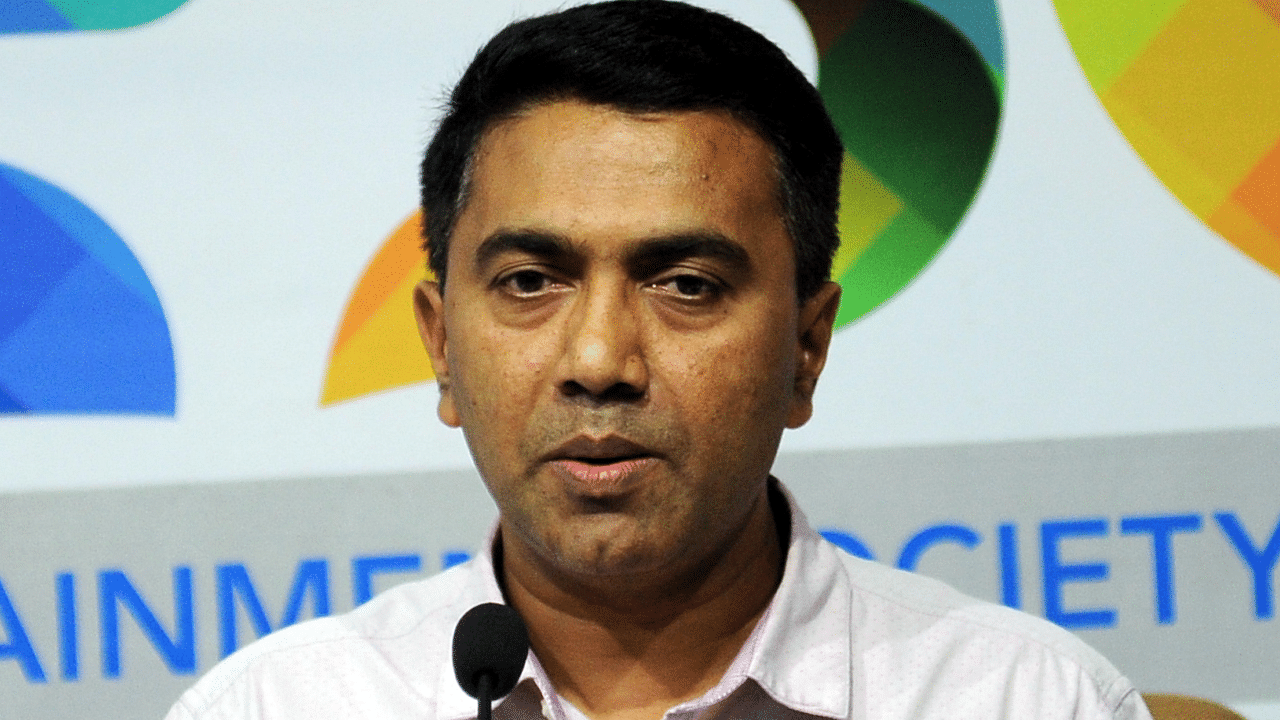 Chief Minister Pramod Sawant. Credit: DH Photo