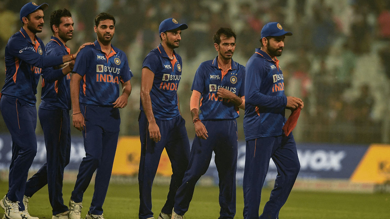 Team India. Credit: AFP Photo