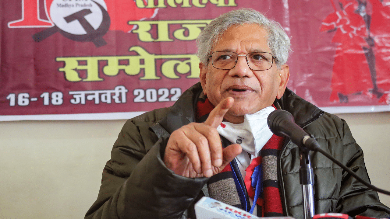 Communist Party of India (Marxist) All India General Secretary Sitaram Yechury. Credit: PTI Photo