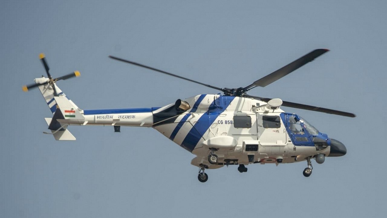 A view of the ALH Mk-III. Credit: PTI Photo