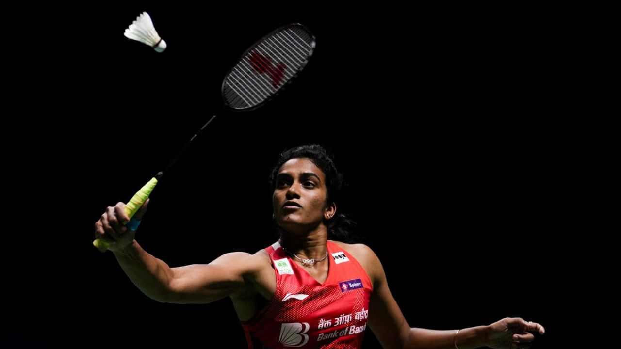 Two-time Olympic medallist P V Sindhu. Credit: AP Photo