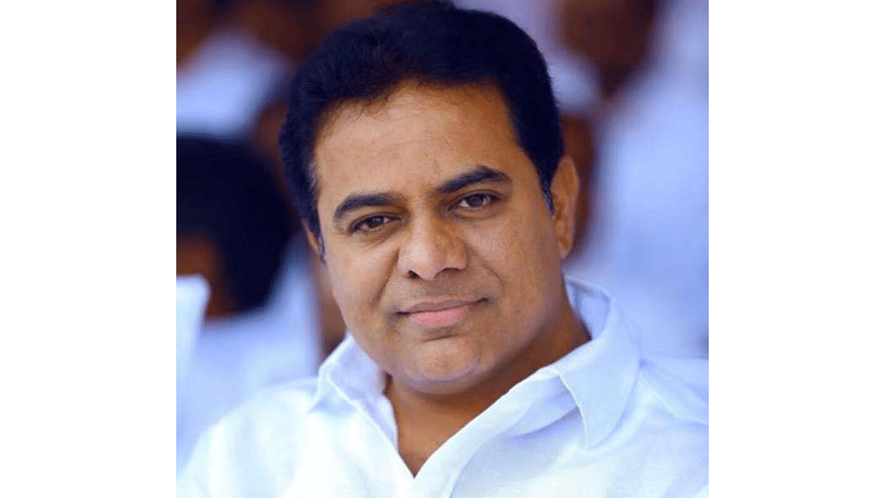 Telangana's IT and industries minister KT Rama Rao. Credit: DH File Photo