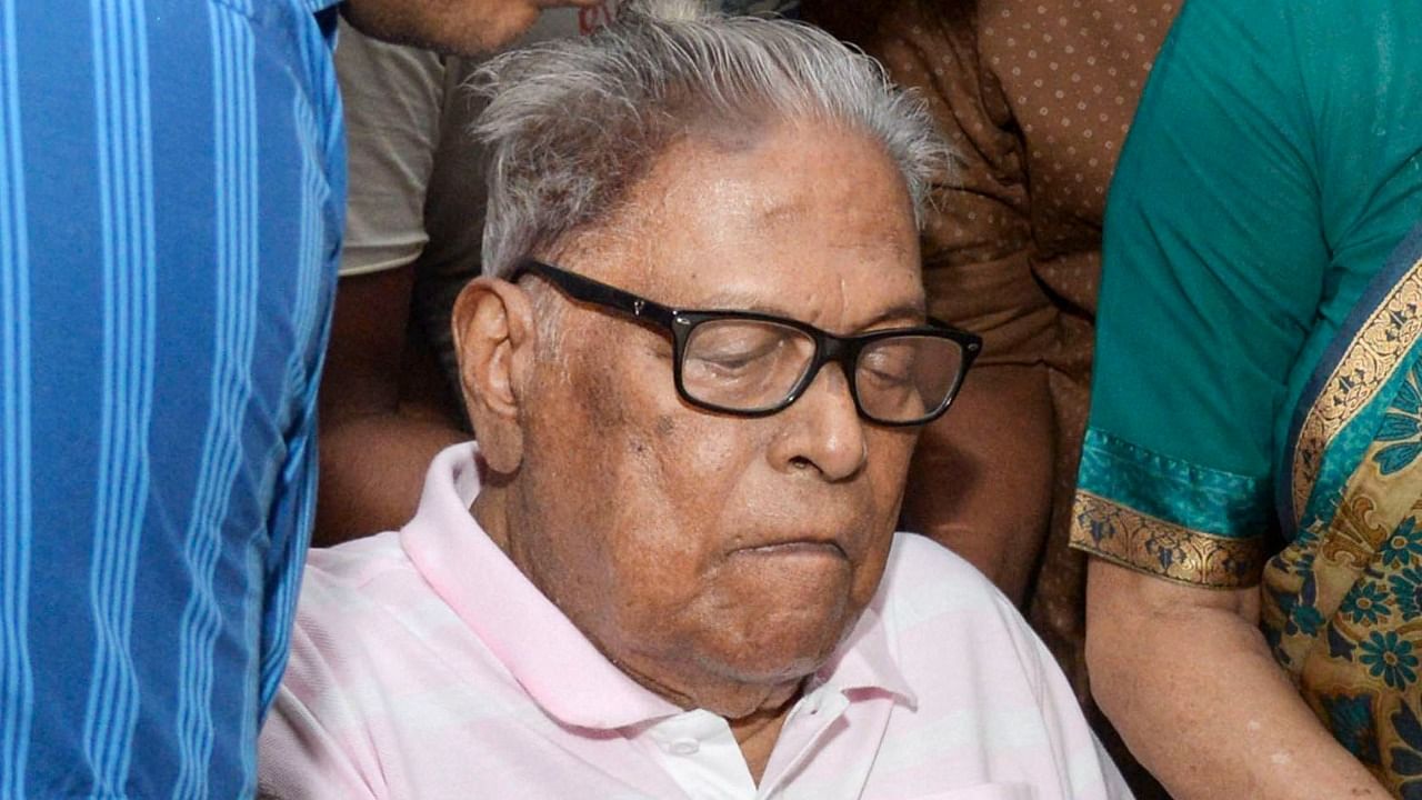 Former Kerala Chief Minister V S Achuthanandan. Credit: PTI File Photo