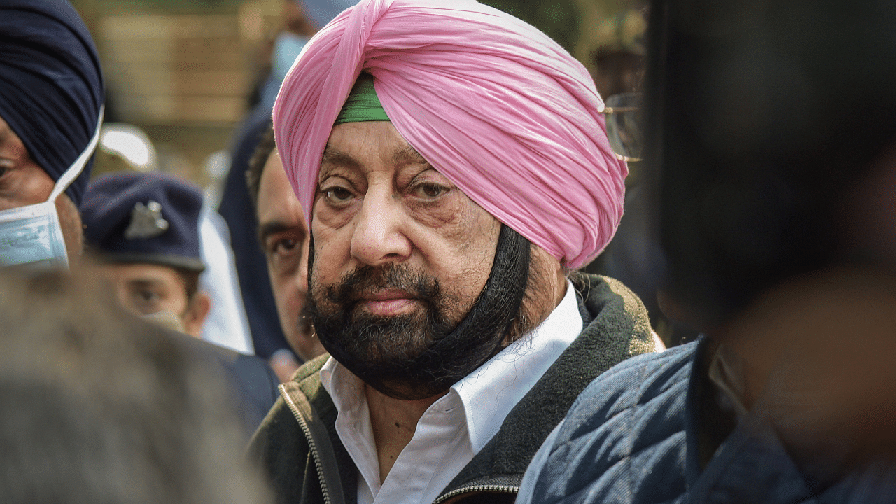 Former Punjab chief minister and Punjab Lok Congress (PLC) leader Captain Amarinder Singh. Credit: PTI Photo