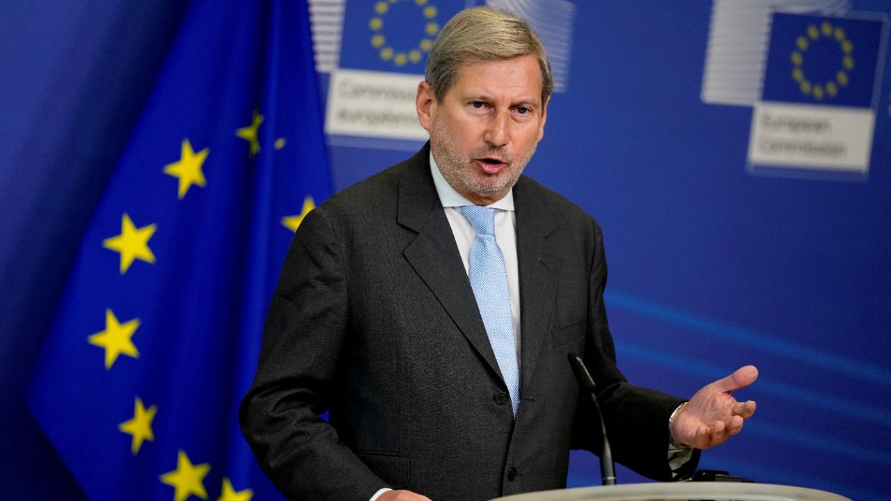 Commissioner for Budget and Administration Johannes Hahn. Credit: Reuters Photo