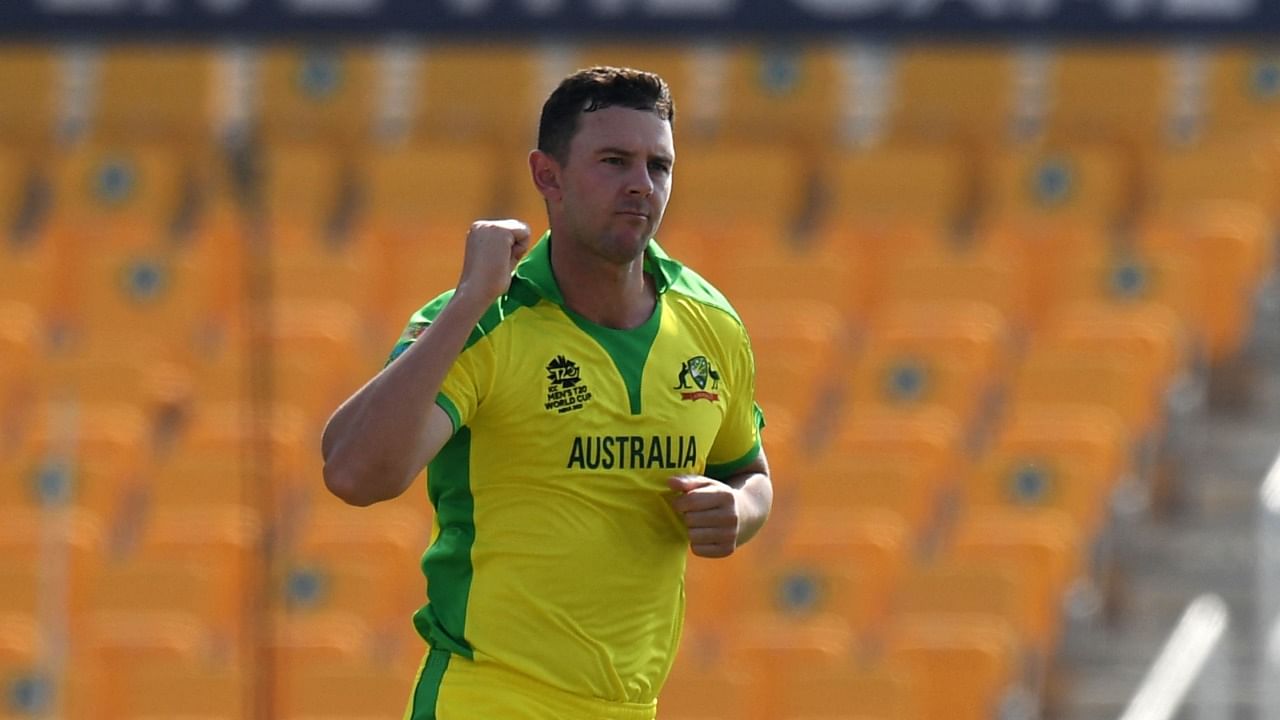 Australia's Josh Hazlewood. Credit: AFP Photo