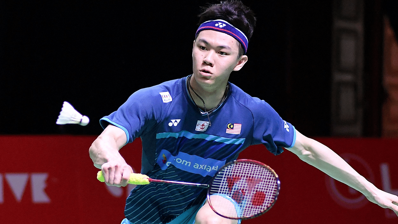Malaysian badminton ace Lee Zii Jia. Credit: AFP Photo