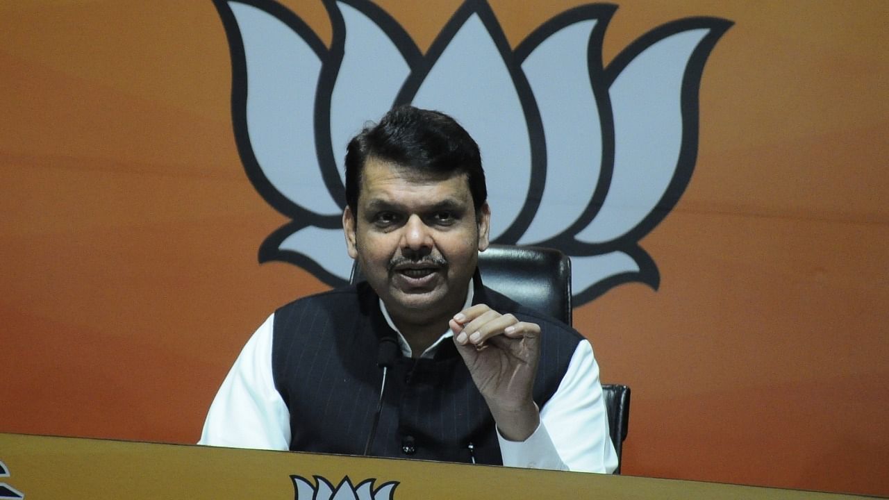 Devendra Fadnavis also launched an attack on the MVA over the issue. Credit: IANS Photo