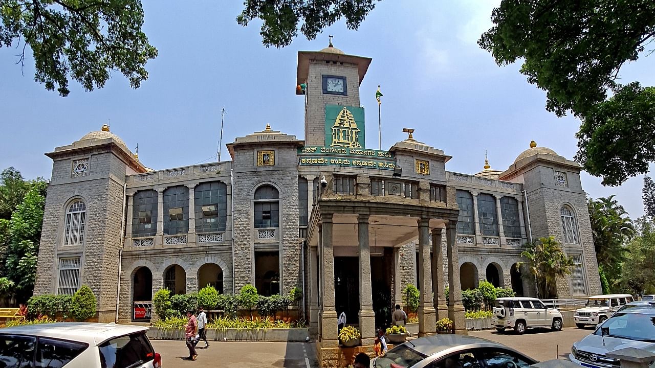 The BBMP head office in NR Circle, Bengaluru. Credit: DH Photo/M S Manjunath