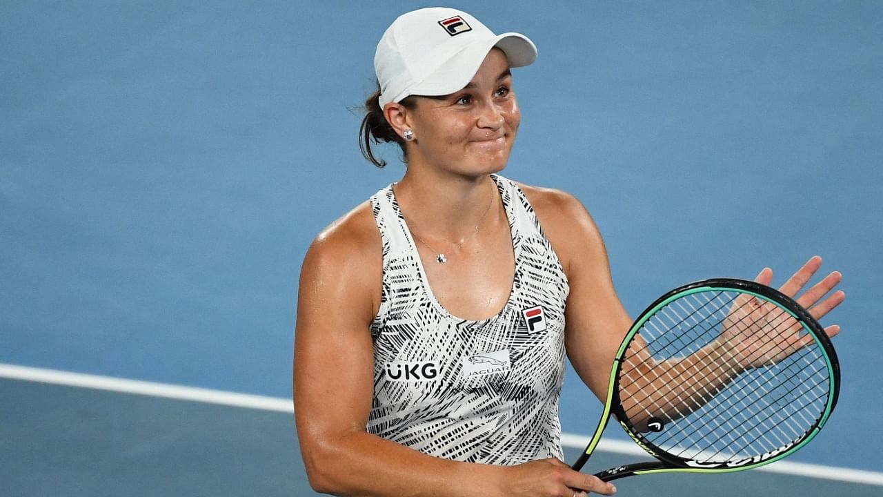 Barty will play either seventh seed Iga Swiatek or American 27th seed Danielle Collins in the decider. Credit: AFP Photo