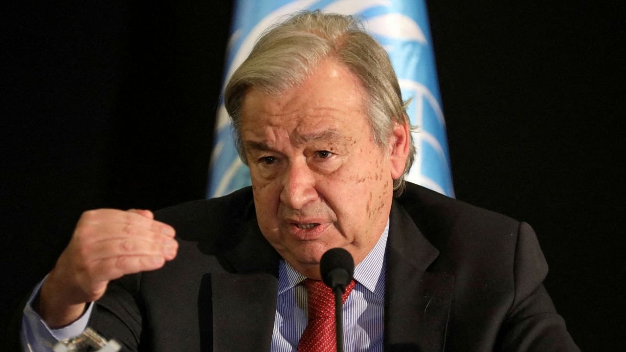 UN Secretary-General Antonio Guterres. Credit: Reuters File Photo
