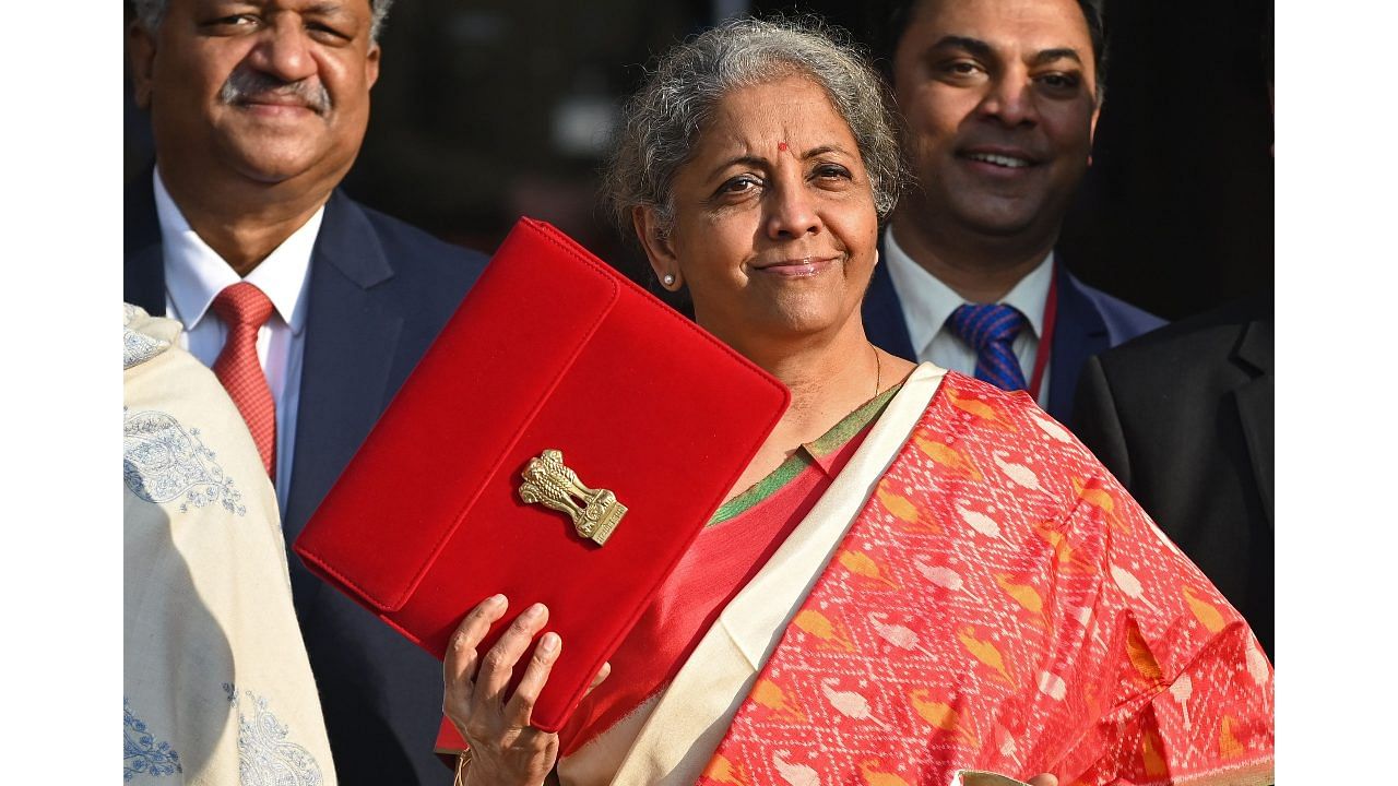 Finance Minister Nirmala Sitharaman will present the Union Budget for 2022-2023 on February 1. Credit: AFP File Photo