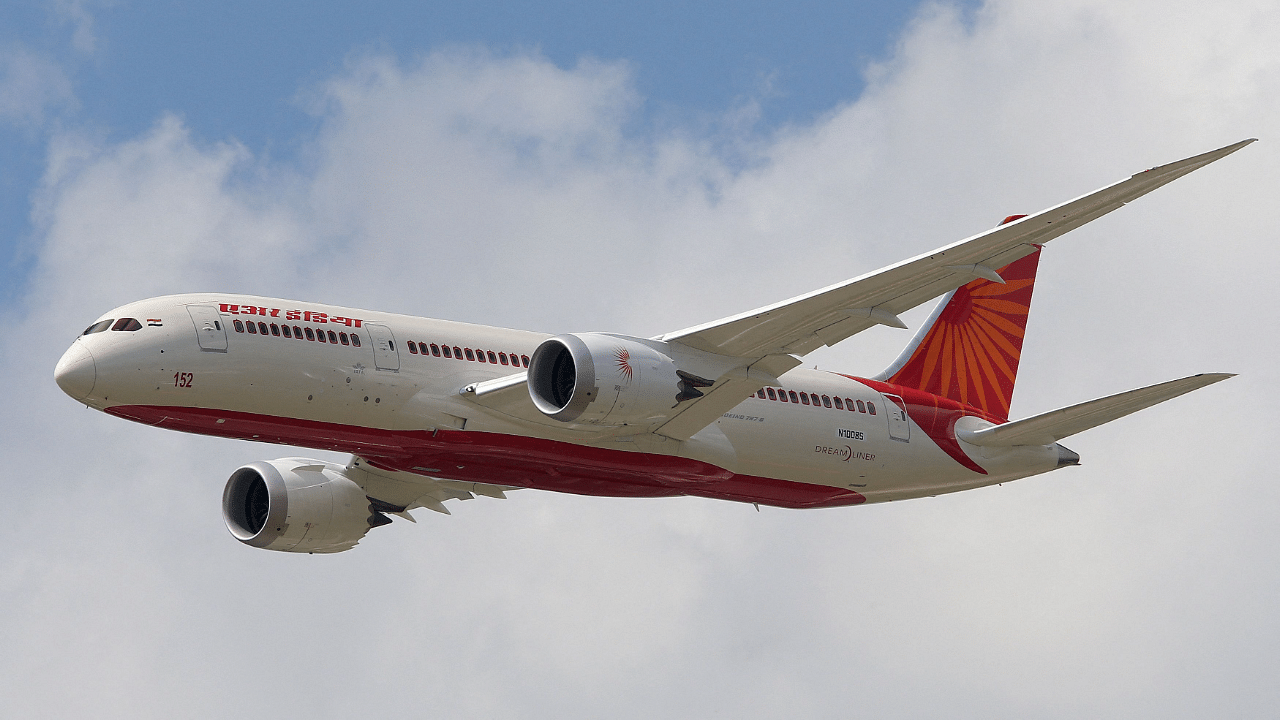 Air India flight. Credit: Reuters Photo