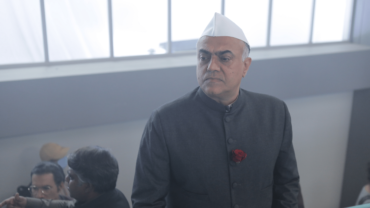 Rajit Kapur as Nehru in 'Rocket Boys'. Credit: PR Handout