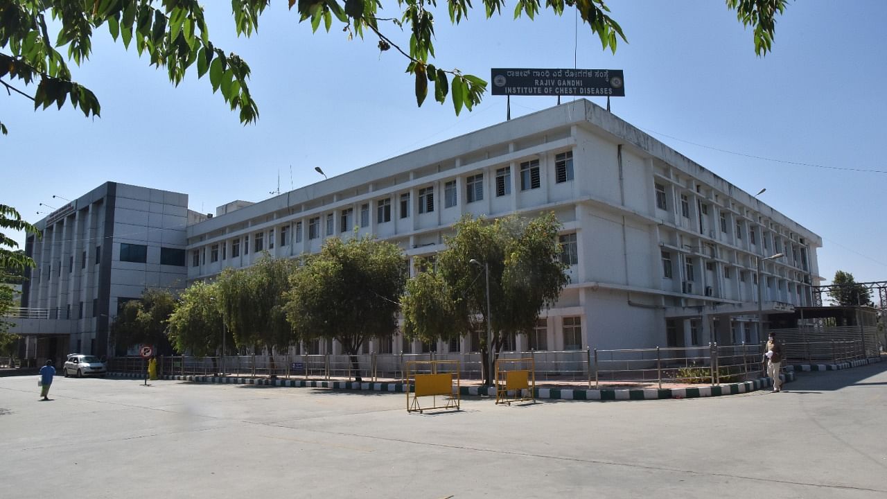 The Rajiv Gandhi Institute of Chest Diseases in Bengaluru. Credit: DH File Photo