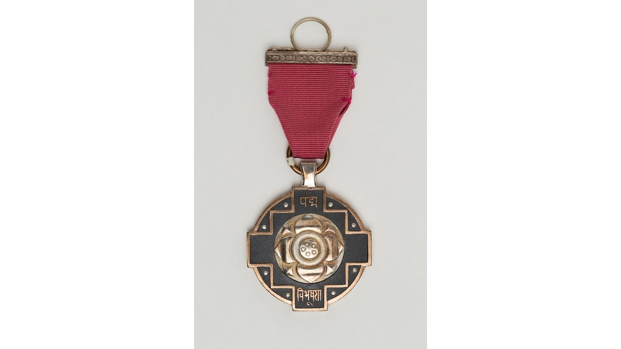 A Padma Vibhushan medal. Credit: Special Arrangement