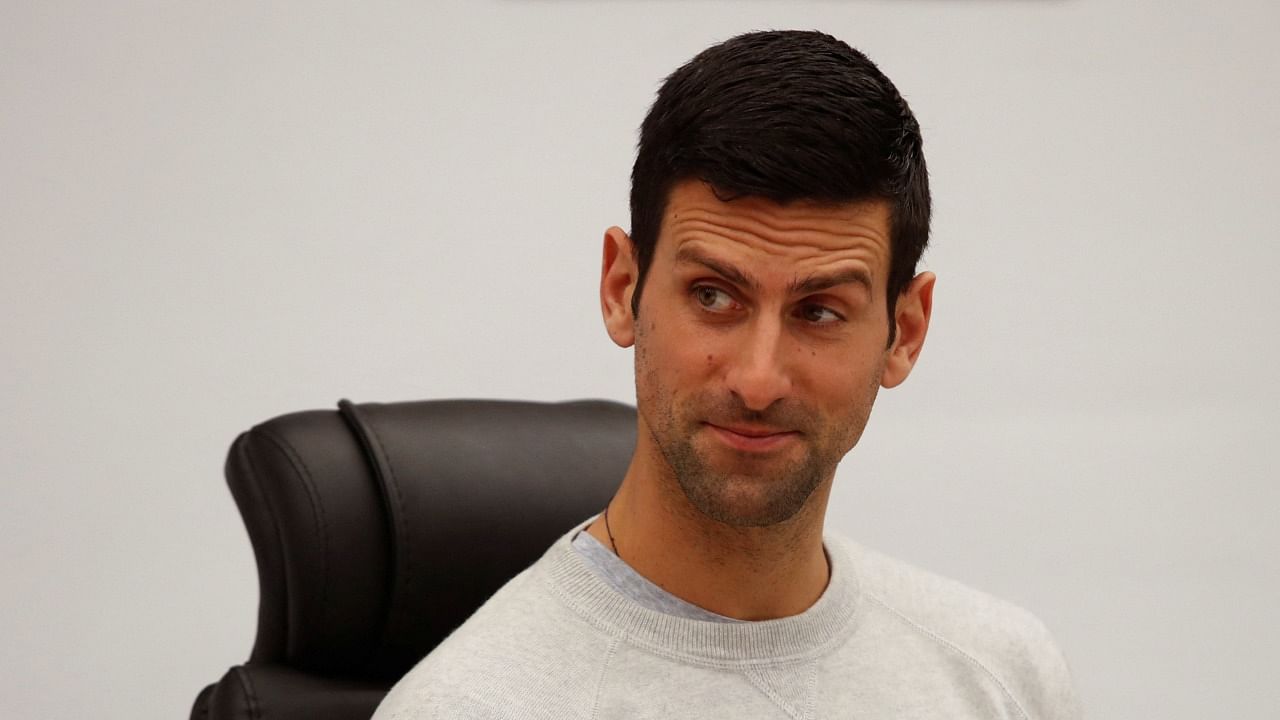 World number one Novak Djokovic. Credit: Reuters Photo