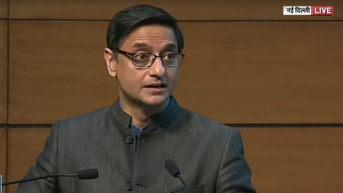 Principal Economic Adviser Sanjeev Sanyal. Credit: Screengrab from Sansad TV