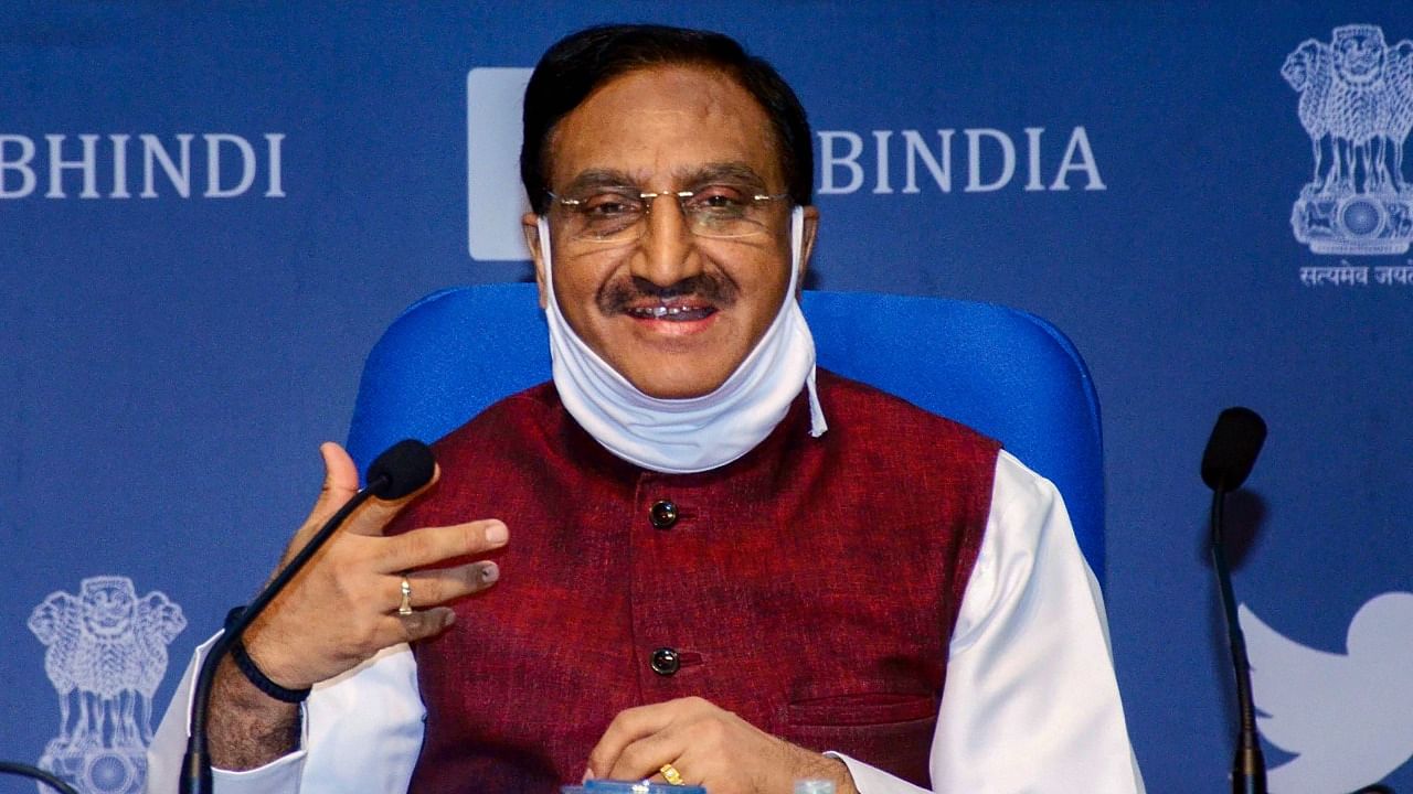 Former Chief Minister of Uttarakhand Ramesh Pokhriyal Nishank. Credit: PTI File Photo