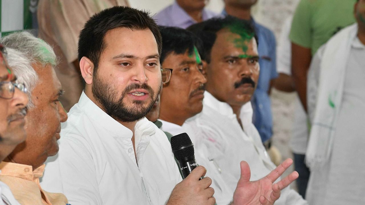 Leader of Opposition in Bihar Assembly Tejashwi Yadav. Credit: PTI Photo