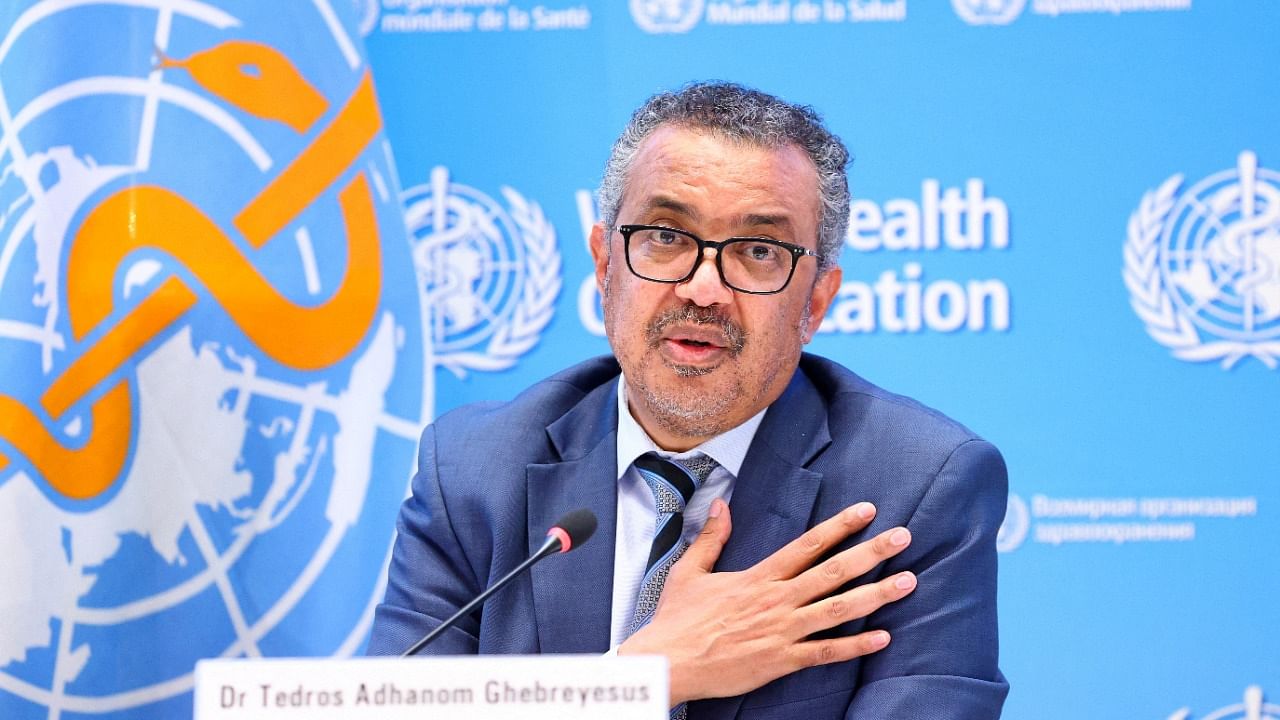 WHO Director-General Tedros Adhanom Ghebreyesus. Credit: Reuters File Photo