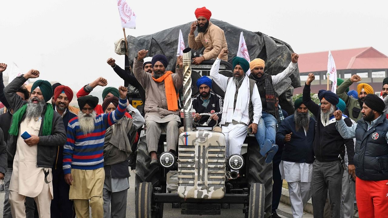Apart from its grandeur, the movement's aesthetic was unique compared to the traditional farmer-worker-trade union protest aesthetics. Credit: AFP File Photo