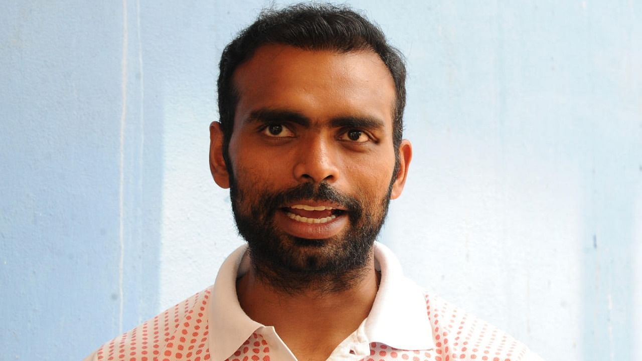 Veteran Indian hockey goalkeeper P R Sreejesh. Credit: DH Photo